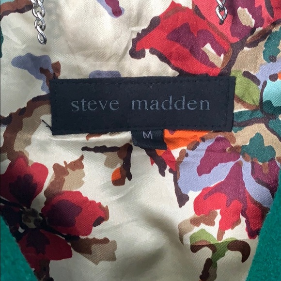 Steve Madden Green Winter Pea Coat Jacket - Picture 3 of 3